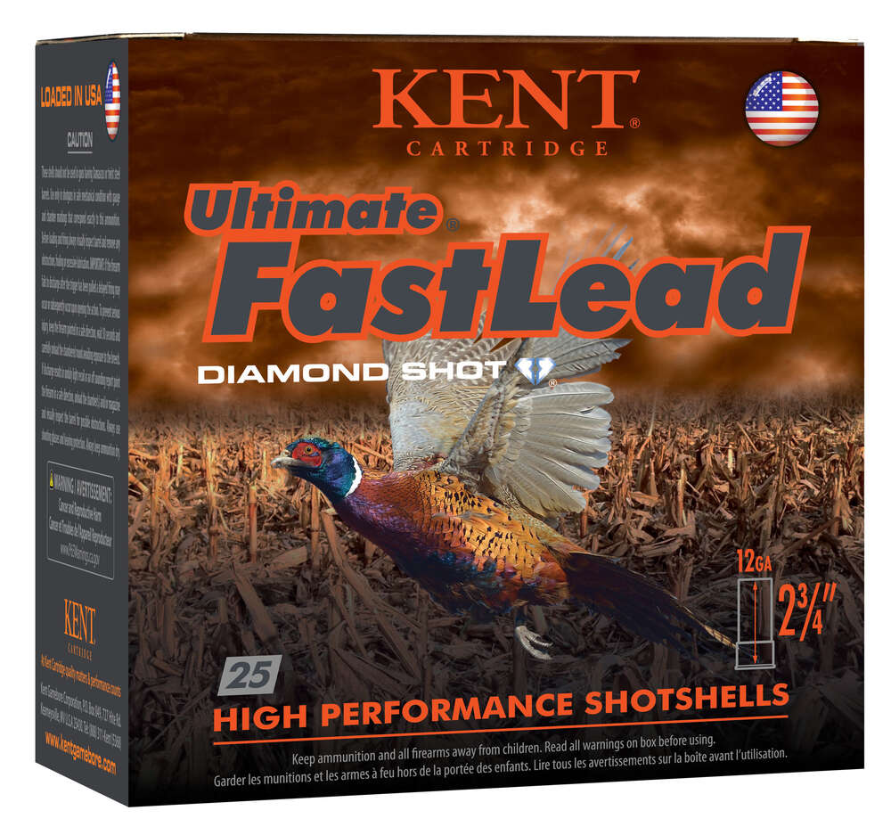 Ammunition Kent Cartridge 1 3/4 oz 12Gauge KENT K123UFL506 ULT FASTLD 12 3IN 6SHT 1-3/4 25/10